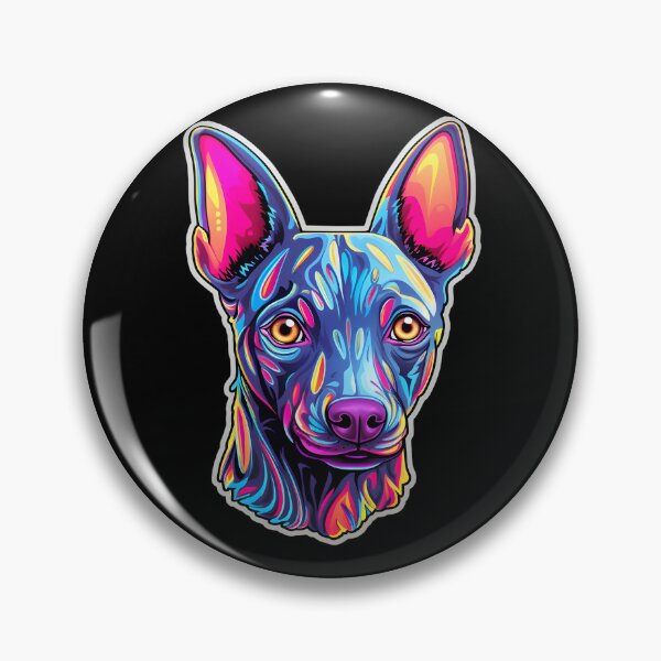 Item preview, Mexican Hairless Neon Design designed and sold by CUTEDOGGIEZ.