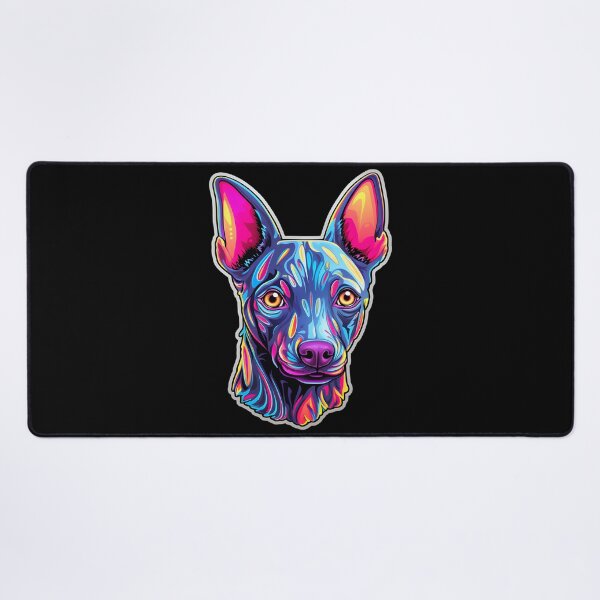 Item preview, Mexican Hairless Neon Design designed and sold by CUTEDOGGIEZ.
