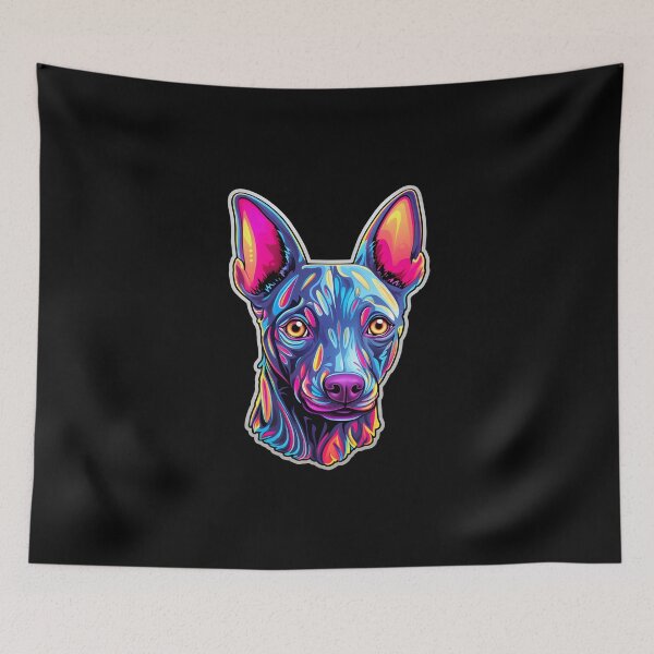 Item preview, Mexican Hairless Neon Design designed and sold by CUTEDOGGIEZ.
