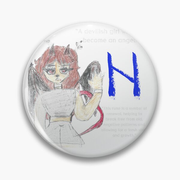 Item preview, A devilish girl. "Hagalaz" designed and sold by egfamily.
