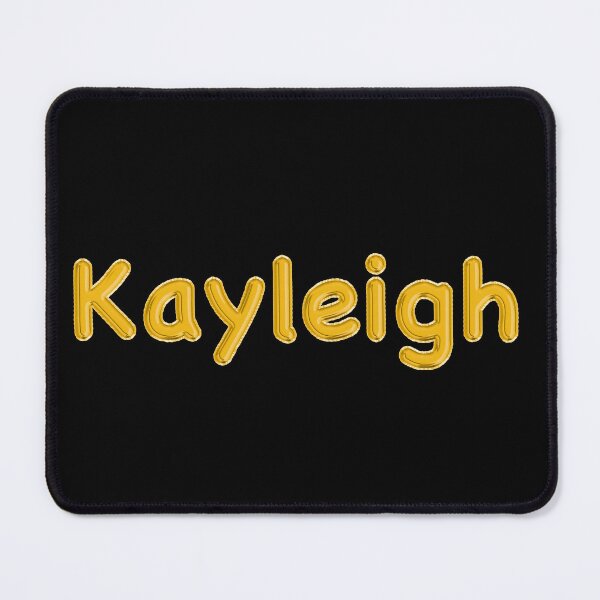 Item preview, Golden Balloon Foil Kayleigh Name Label - (Black) designed and sold by NormadWorld.