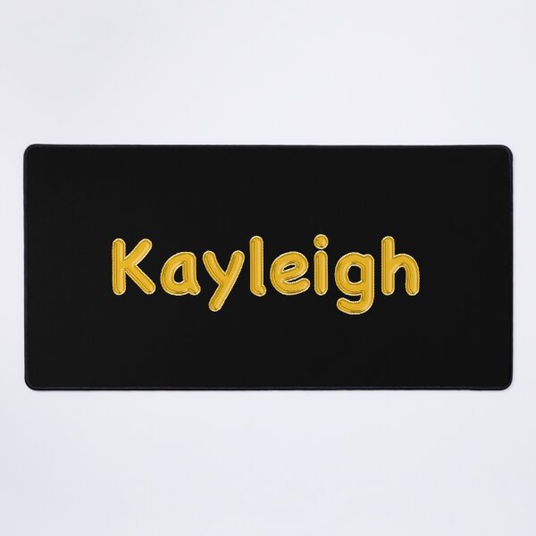 Item preview, Golden Balloon Foil Kayleigh Name Label - (Black) designed and sold by NormadWorld.