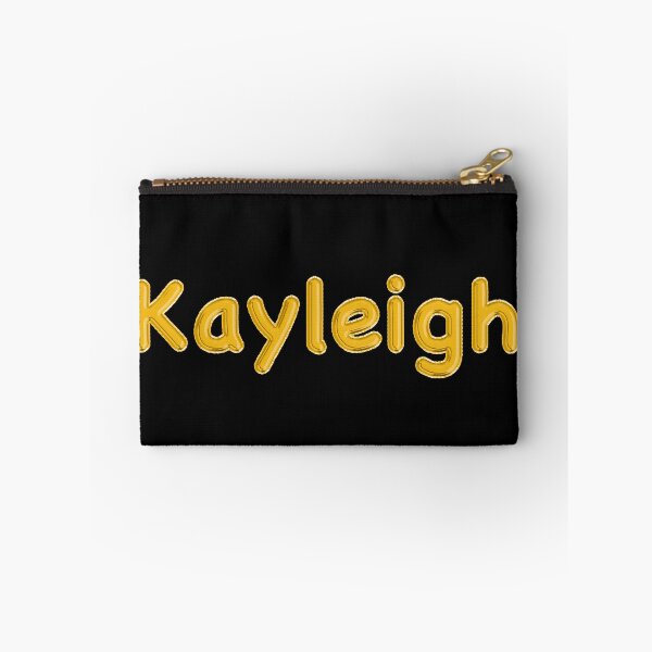 Item preview, Golden Balloon Foil Kayleigh Name Label - (Black) designed and sold by NormadWorld.