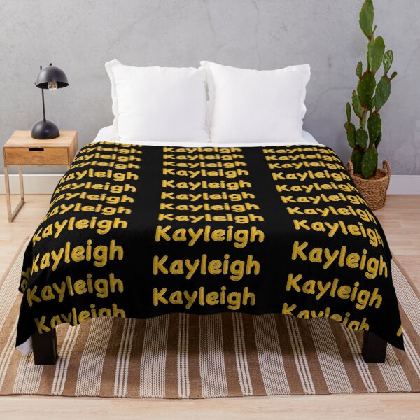 Item preview, Golden Balloon Foil Kayleigh Name Label - (Black) designed and sold by NormadWorld.