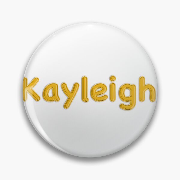 Item preview, Golden Balloon Foil Kayleigh Name Label designed and sold by NormadWorld.