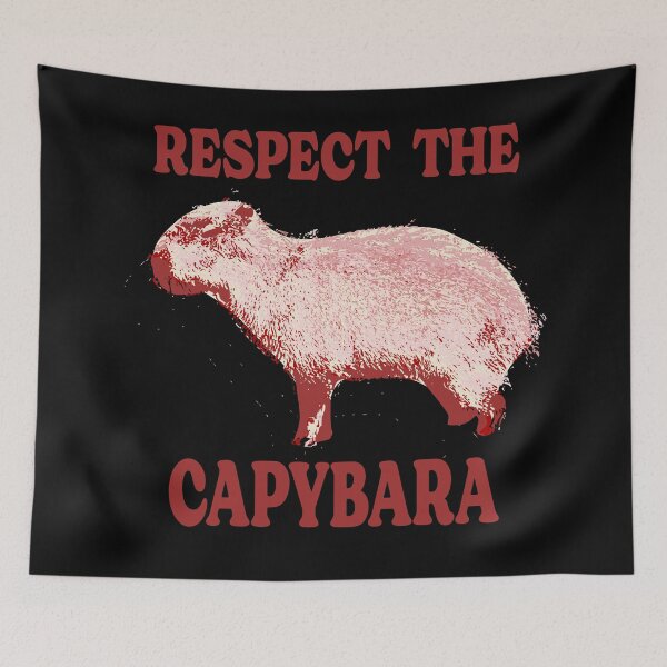 Item preview, Respect the Capybara designed and sold by Colorfulman.