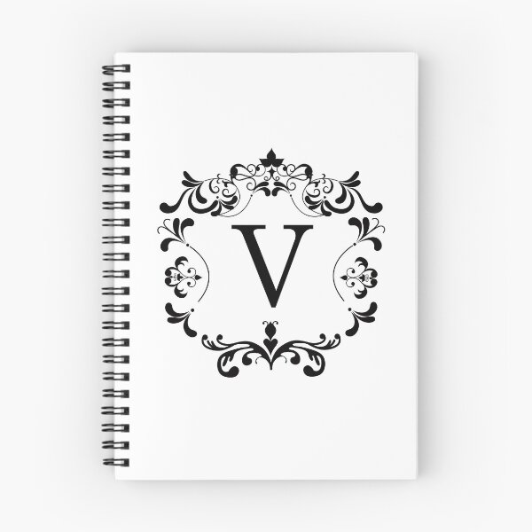 Item preview, Monogram V Retro Elegant Frame designed and sold by simplymonogram.