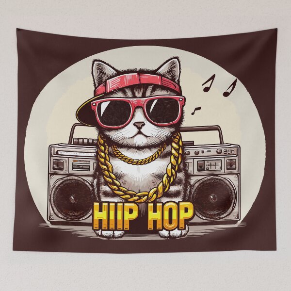 Item preview, HIP HOP KITTEN designed and sold by modernshapes.