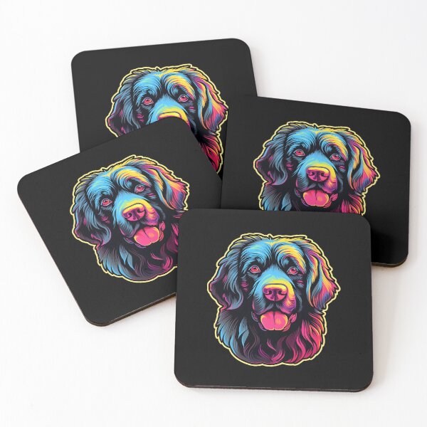 Artikelvorschau, Neufundland Neon-design entworfen und verkauft von CUTEDOGGIEZ.