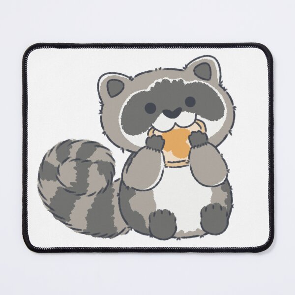 Item preview, Un mapache comiendo un pan con mantequilla designed and sold by Solar-Cat.
