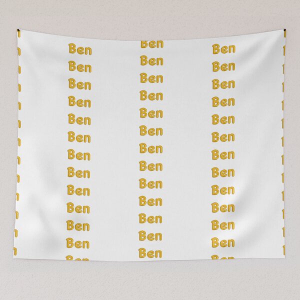 Item preview, Golden Balloon Foil Ben Name Label designed and sold by NormadWorld.