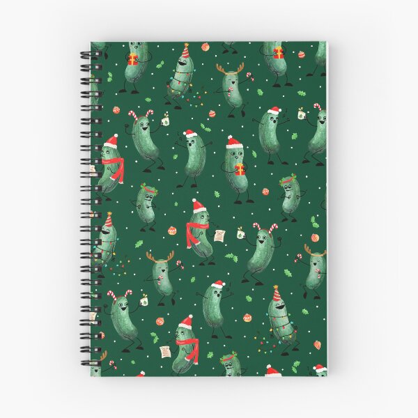 Item preview, Christmas Pickle Pattern on Dark Green designed and sold by littleclyde.