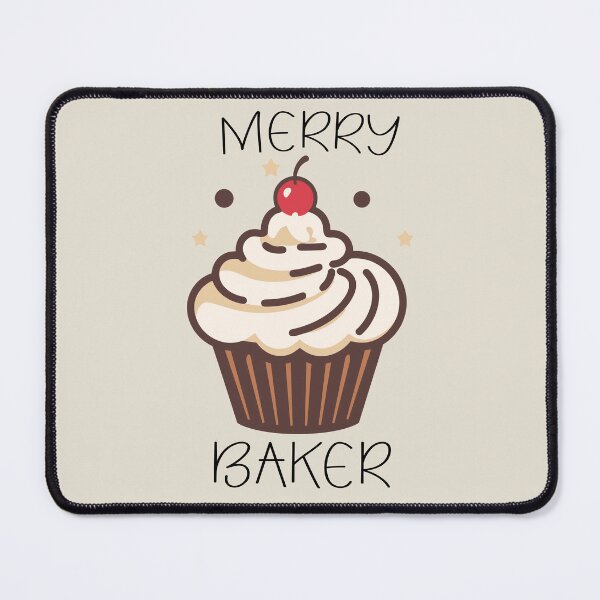 Item preview, Merry Baker Cupcake Sweet and Merry, Baking Design designed and sold by GirlGlowGraphic.