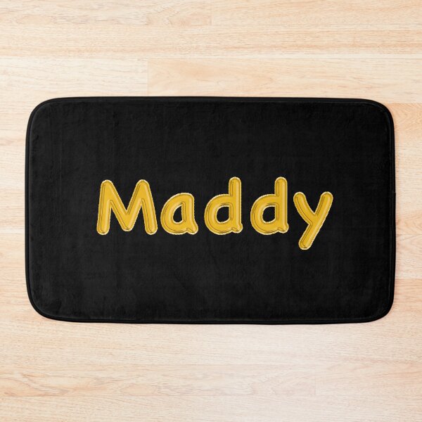 Item preview, Golden Balloon Foil Maddy Name Label - (Black) designed and sold by NormadWorld.
