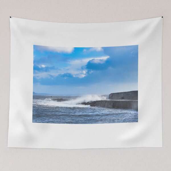 Item preview, Storm Ciarán at Lyme Regis designed and sold by Dorset Girl.