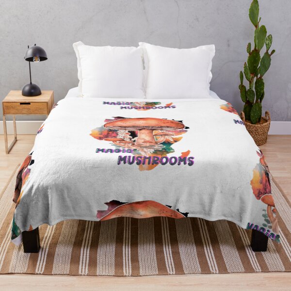 Item preview, Colorful Splashes Magic Mushrooms designed and sold by Anastasiia Yurevych.