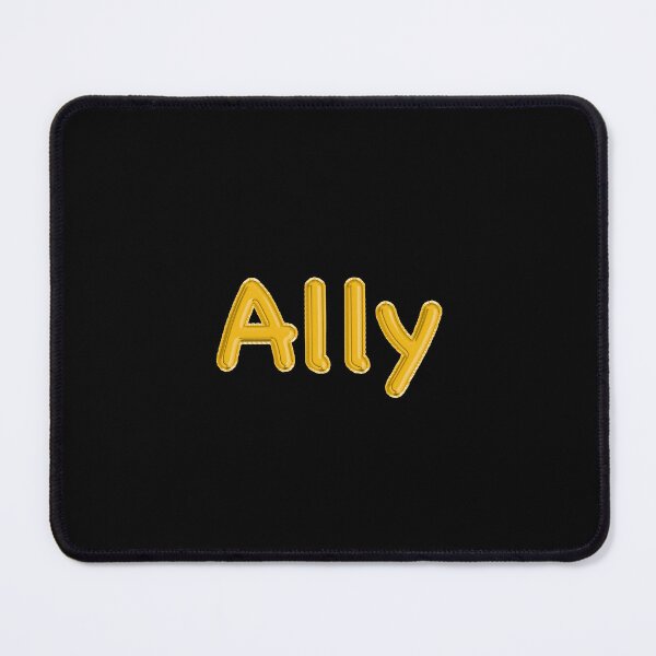Item preview, Golden Balloon Foil Ally Name Label - (Black) designed and sold by NormadWorld.