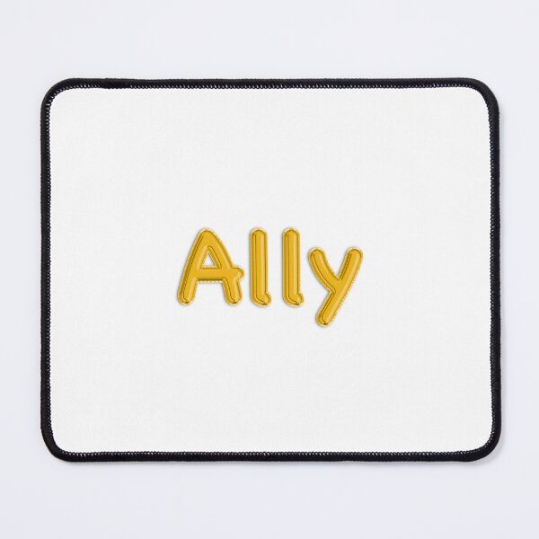 Item preview, Golden Balloon Foil Ally Name Label designed and sold by NormadWorld.