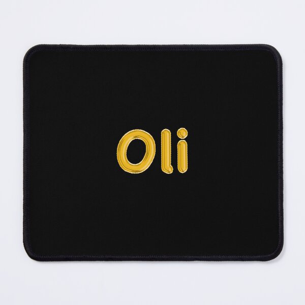 Item preview, Golden Balloon Foil Oli Name Label - (Black) designed and sold by NormadWorld.