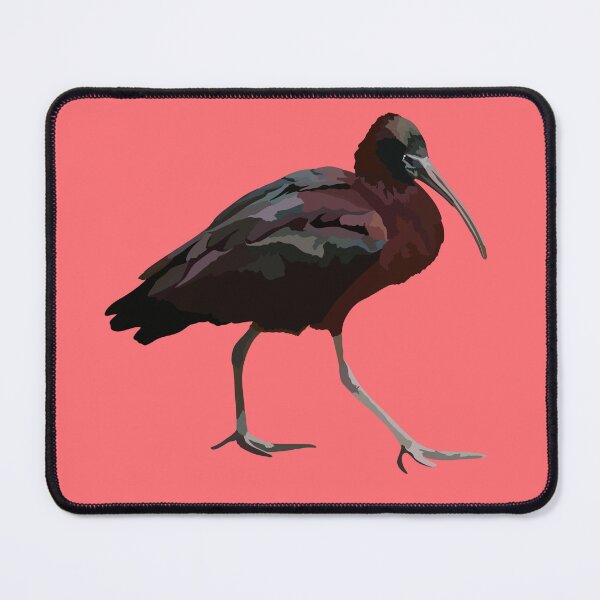 Item preview, G is for Glossy Ibis,Glossy Ibis – Shiny Iridescent Wetland Bird designed and sold by PrettylittlepastelUk.