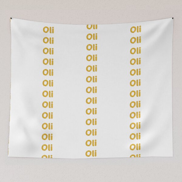 Item preview, Golden Balloon Foil Oli Name Label designed and sold by NormadWorld.