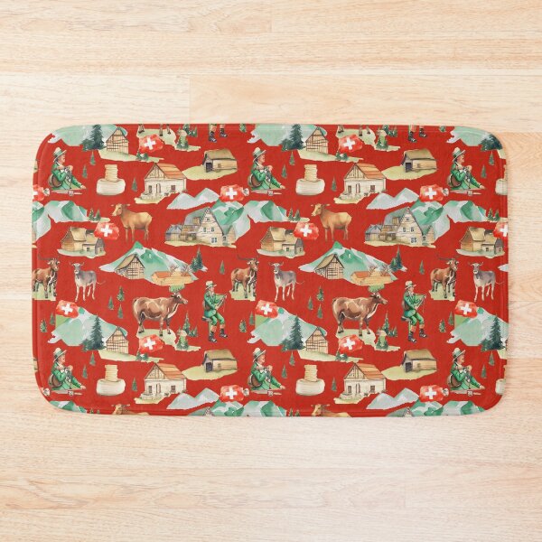 Item preview, Swiss tradition red designed and sold by Alessandro Remo Mazzoni Remotextiles.