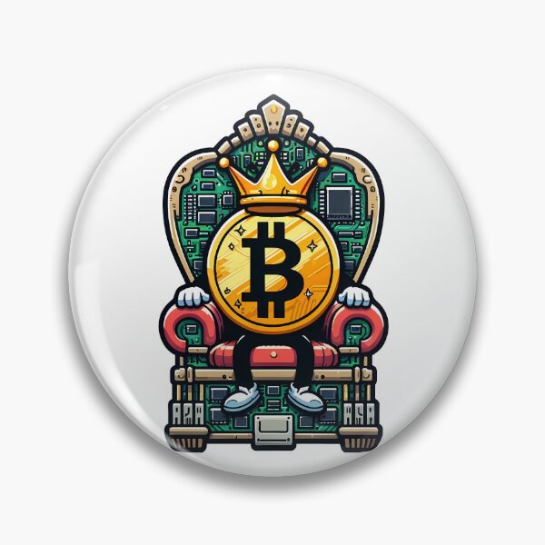 Artikelvorschau, Bitcoin Digital Throne – Krypto-Kunst entworfen und verkauft von Doming-Go.