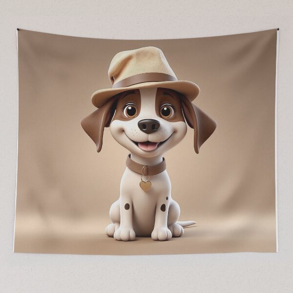 Item preview, Cute smiling cartoon Pointer dog designed and sold by Colorful-Worlds.