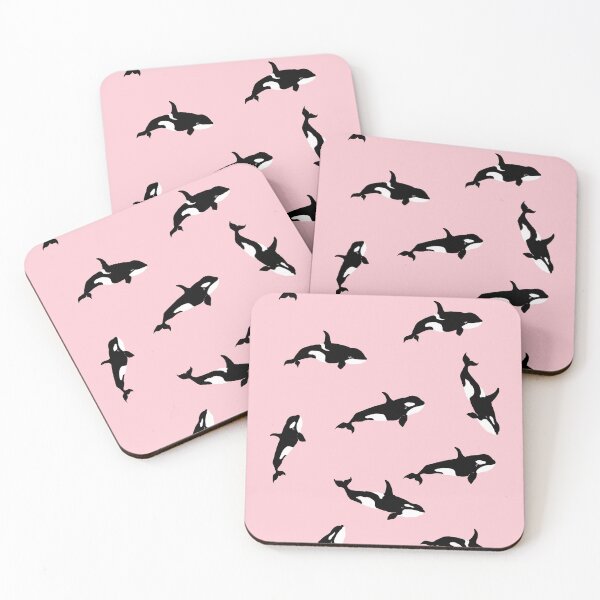 Item preview, Pink Orca Whale Pattern designed and sold by pink-cowboy.