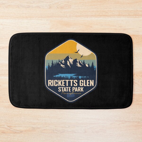 Item preview, Ricketts Glen State Park Pennsylvania Vacation PA Souvenir Retro Badge designed and sold by mountainfad.