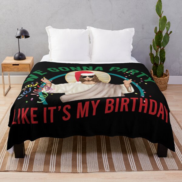 Item preview, We gonna party like it's my birthday, Funny Christmas Jesus party designed and sold by foramelie.
