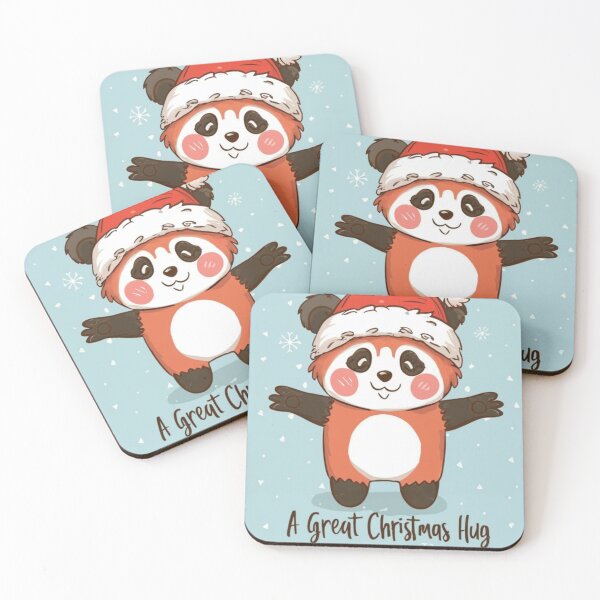 Item preview, Red Panda Giving A Great Christmas Hug designed and sold by Studio-DesignWw.