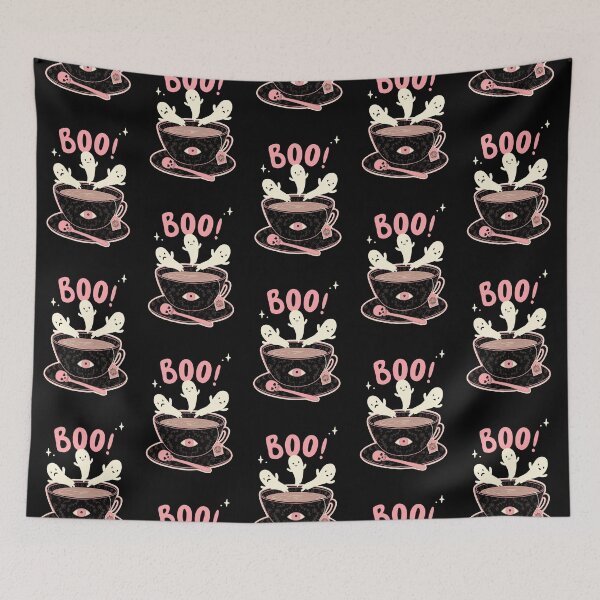 Item preview, Boo! Teacup 01 // Cute Ghosts and Teacup designed and sold by Wendy-Stephens.