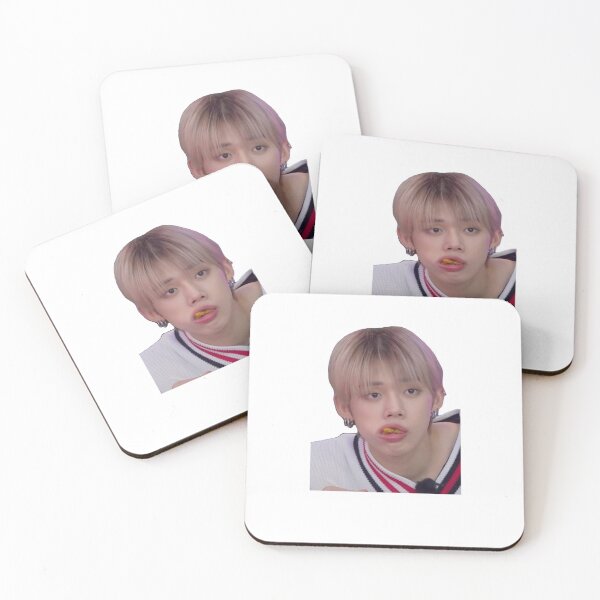 Item preview, yeonjun eating txt meme sticker designed and sold by artfulmadness.