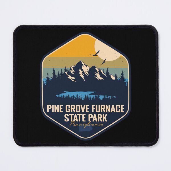 Item preview, Pine Grove Furnace State Park Pennsylvania Vacation PA Souvenir Retro Badge designed and sold by mountainfad.