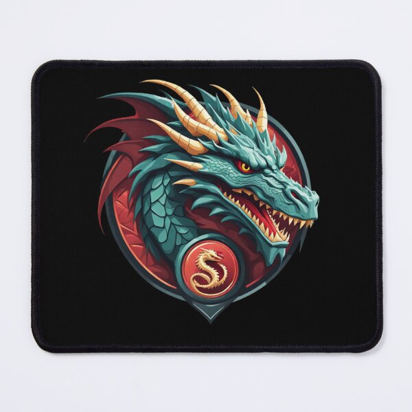 Item preview, Dragon Logo, Vector, Flat 2d - Edition 1 designed and sold by CharlieDesings.