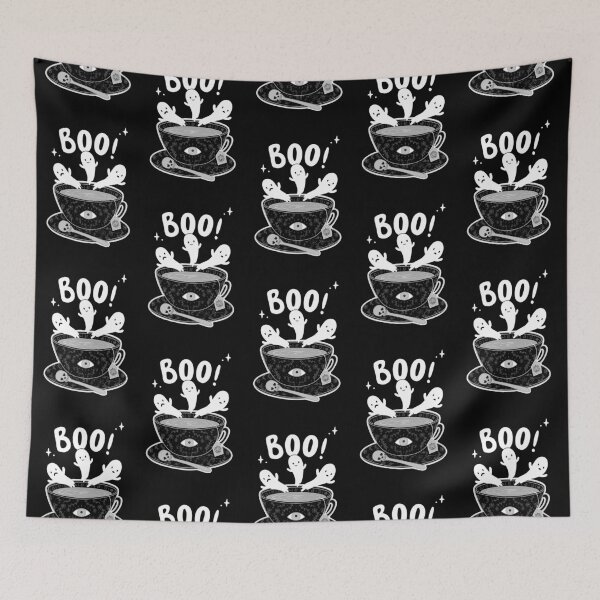 Item preview, Boo! Teacup 02 // Cute Ghosts and Teacup designed and sold by Wendy-Stephens.