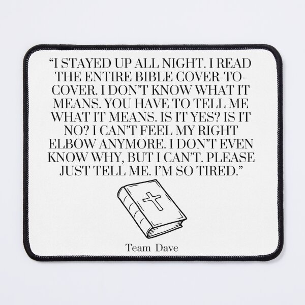 Item preview, Dave's Bible Speech designed and sold by AdorableBubble.