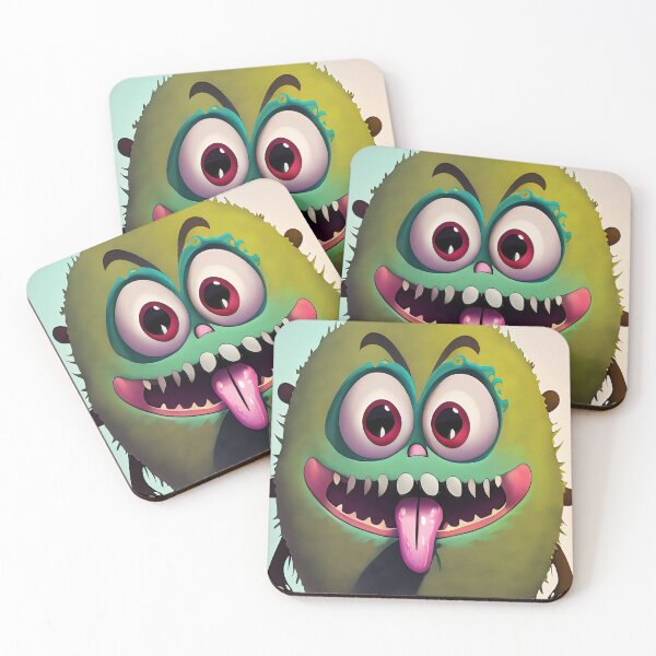 Item preview, Monstruo haciendo muecas, niños, infantil, divertido, alegre, divertido, ciber, niños designed and sold by Cyber Kids.