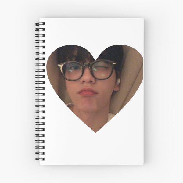 Item preview, soobin heart boyfriend photo txt meme sticker  designed and sold by artfulmadness.