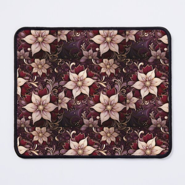Item preview, Beautiful Maroon and Beige Flowers designed and sold by ShinyWolf.