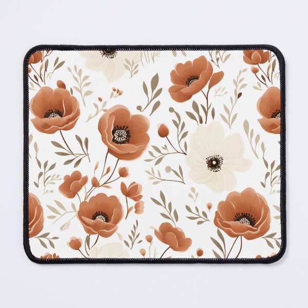 Item preview, Beautiful Terracotta and Cream Flowers designed and sold by ShinyWolf.