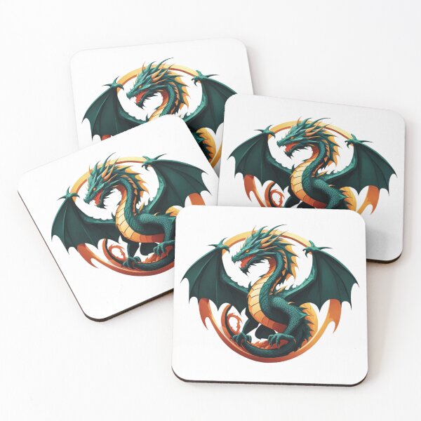 Item preview, Dragon Logo, Vector, Flat 2d - Edition 2 designed and sold by CharlieDesings.