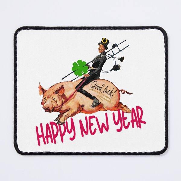 Item preview, Happy New Year; Vintage style; designed and sold by StickerApe.