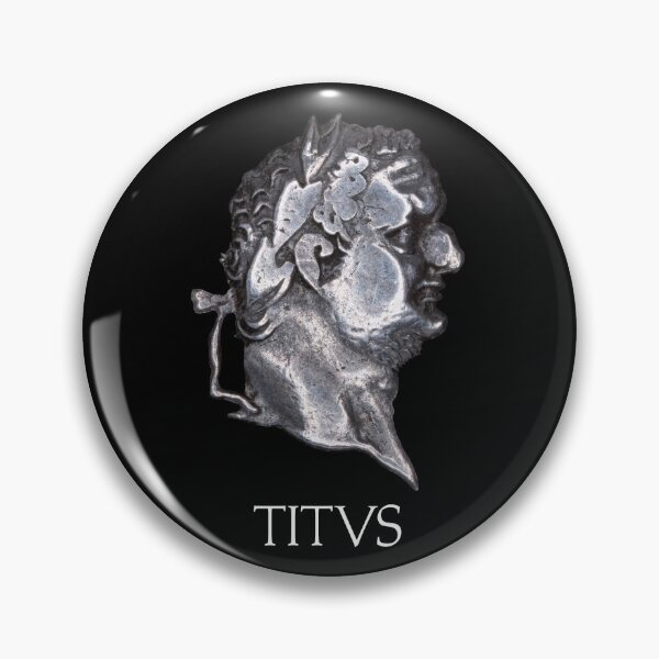 Item preview, Emperor Titus Coin Portrait with Name designed and sold by OptimoPrincipi Roman Coins.