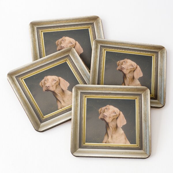 Item preview, Dog photo in retro vintage frame designed and sold by Rbnano.