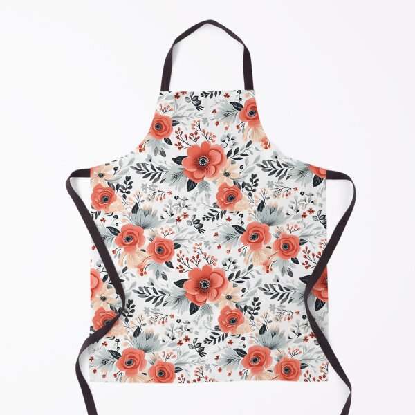 Item preview, Beautiful Coral and Grey Flowers designed and sold by ShinyWolf.