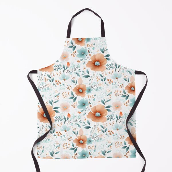 Item preview, Beautiful Peach and Teal Flowers designed and sold by ShinyWolf.