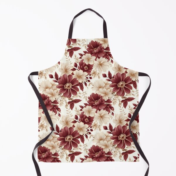 Item preview, Beautiful Maroon and Beige Flowers designed and sold by ShinyWolf.