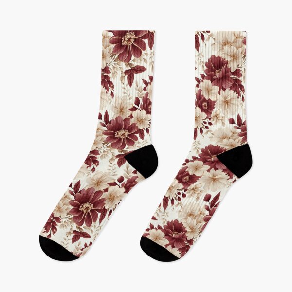 Item preview, Beautiful Maroon and Beige Flowers designed and sold by ShinyWolf.